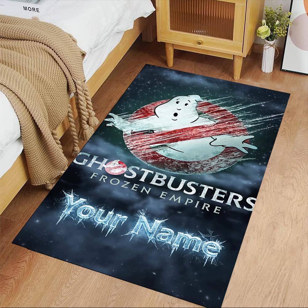 Ghostbusters Personalized Name Floor Mat Suitable for Decorate room Playrooms Kitchen Game Room Anti-slip Rug Decorate Offices