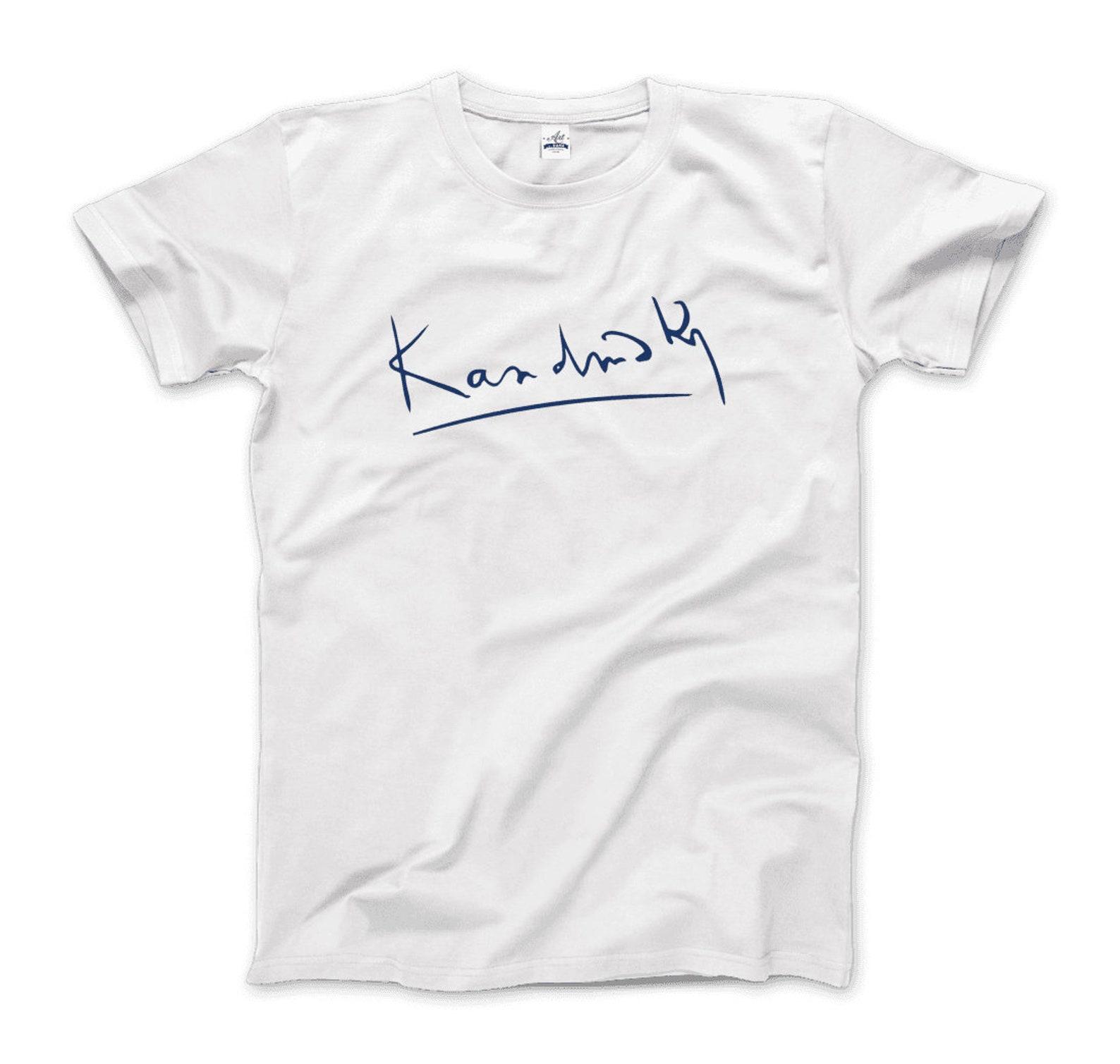 Wassily Kandinsky Signature Art T-Shirt 4XL