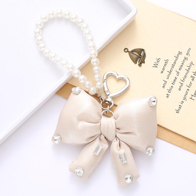 Schicke Perlenblumen-Anhänger Handyhülle & Handtaschenanhänger für Damen