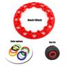 2PCS 4PCS 8-inch ATV Wheel Trim Hub Protection Decor Rim Cap Universal Vehicle All Terrain Wheel Plastic Cover For 8inch Tires