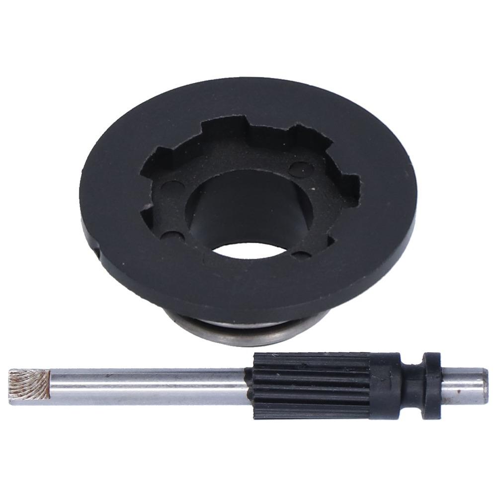 2PCS Black Oil Pump Kit Compact Oil Pump Pinion for Husqvarna 435 440E 445 450E 340 345 350