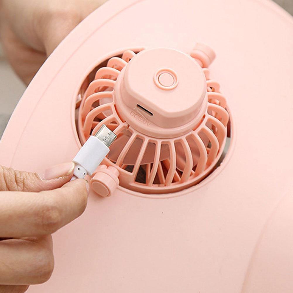 Empty Top Cap with Fan Three Temp Settings Breathable Cooling Fan Hat for Women for Sun Protection and Outdoor