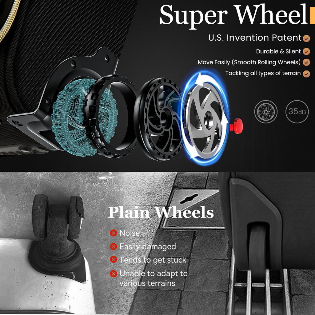 Laptop Bag Business Trolley Bags Carry-On Underseat Airlines Luggage Travel Bag With Wheels Women Men Briefcase 18 Inch Softside