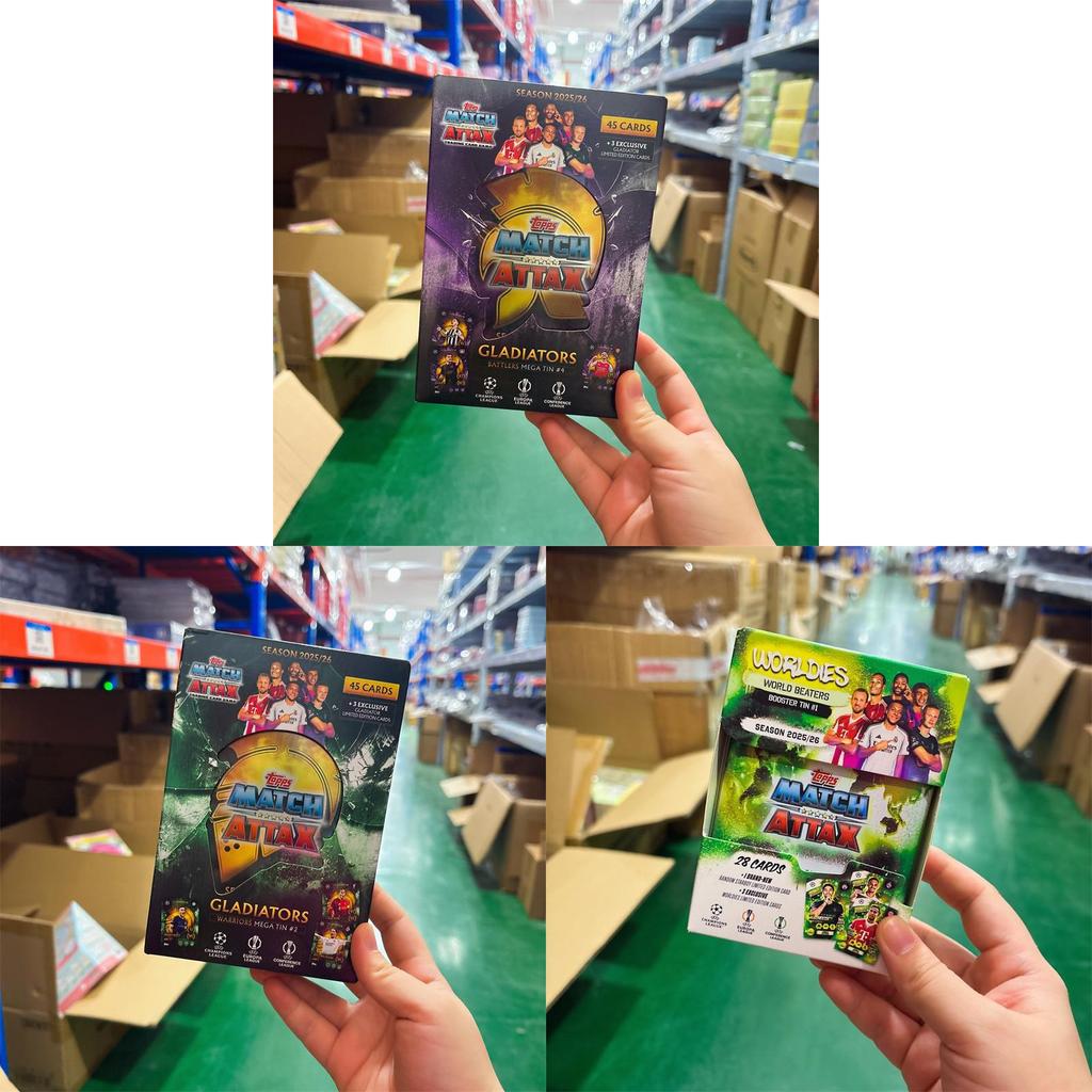 Topps Match Attax Collectors Card Set With Durable Card Stock For Soccer Fans