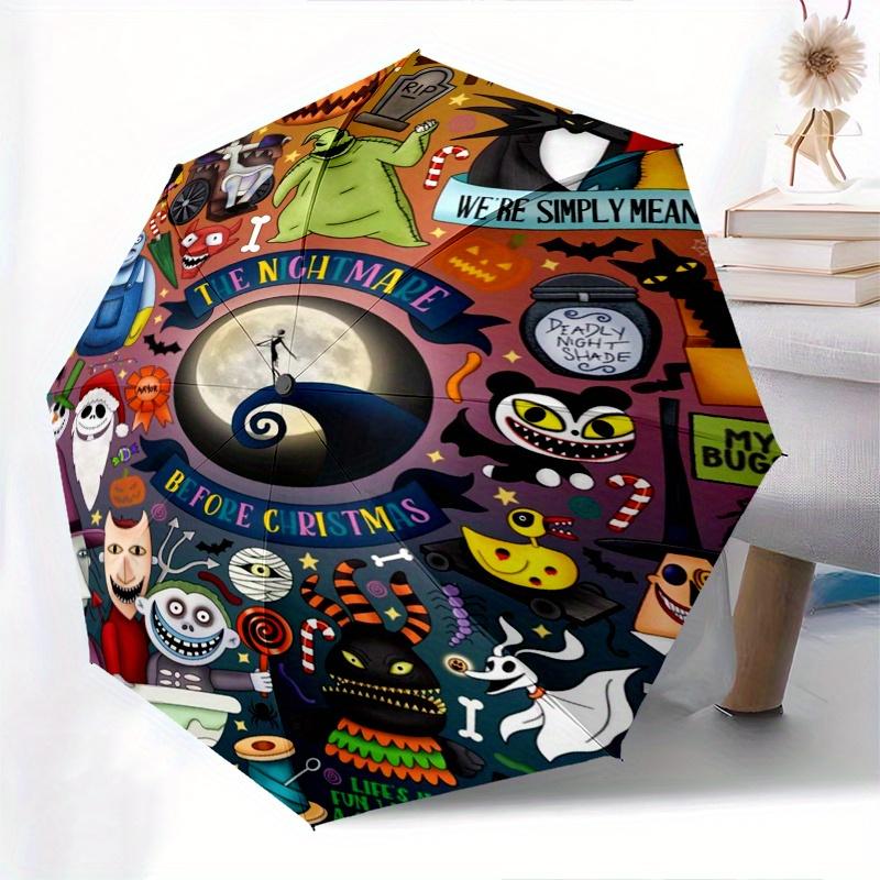 

Halloween Christmas Theme Automatic Opening and Closing Umbrella - Suitable for Various Occasions, Outdoor Activities, Lightweight and Durab