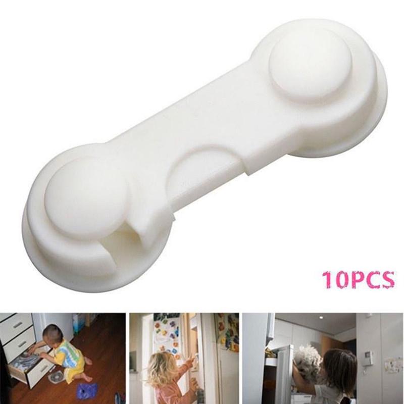 Buy 10Pcs Plastic Lock Child Safety Locks Refrigerator Drawer