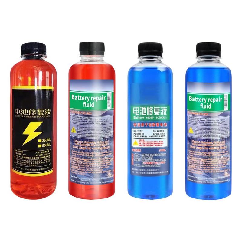Battery Repair Liquid Solution 500ML For Lead-Acid Battery Renewal Maintenance Electrolyte Additive For Electric Vehicle