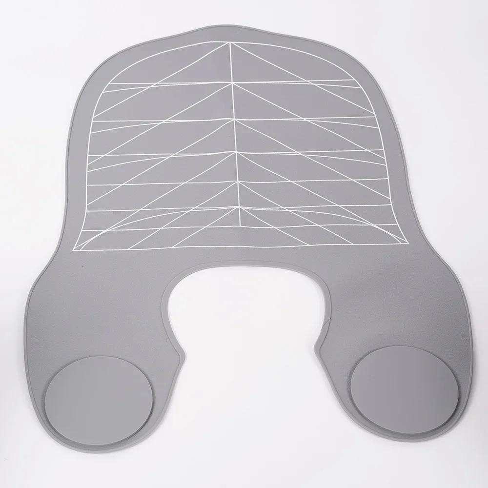 Lengthen Barber Apron Haircut Capes Waterproof Hair Coloring Wraps Barber Silicone Shoulder Pads Salon Dyeing Hair Cutting Apron