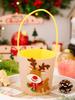 1PC Christmas Decorations Creative Cartoon Candy Bags Kids Gift Bags Festive Atmosphere Decoration Bucket