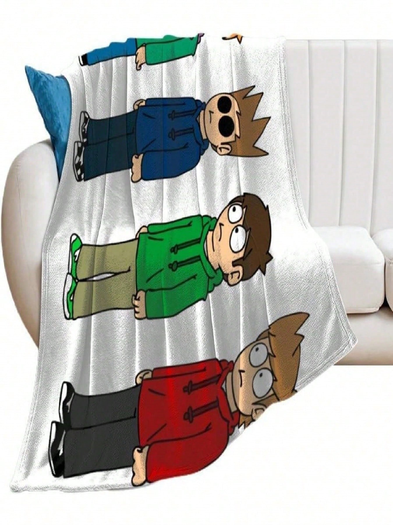 

Плед EddsWorld Фланелевый Ультрамягкий И Теплый Подходит Для Улицы Спальни Дивана Путешествий 3040(76 100см) 75X95CM серый