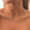 Boho Star Moon Heart Snake Sequin Pendant Necklace Ladies Multilayer Gold Metal Clavicle Necklaces Girls Jewelry