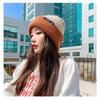 Unisex Herbst Winter Strickmütze Weiche Verdickte Wollmütze Doppelseitiger Ohrenschutz Beanies Mütze Damen Herren