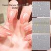 3D Gold & Silver Moon, Stars, Sunray Nail Stickers: Self-Adhesive Decorations