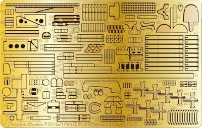 Passion Model German Army Panzer IV G Etching Set Plastic Model Parts 1/35 Ausf. P35-169