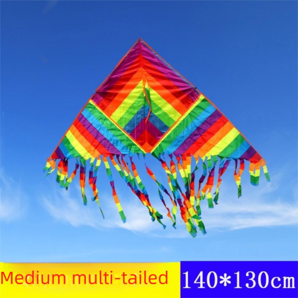 Easy to Fly Large Delta Kites 1.1/1.4 m Outdoor Flying Toy Children Cartoon Kite  Kids & Adults