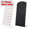 48/72 Holes Earring Jewelry Display Holder Mould Plastic Earrings Display Stand Storage Case Rack Stand Showcase Organizer Shelf