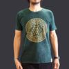 T-Shirt Stone Washed Green Chakra Medium
