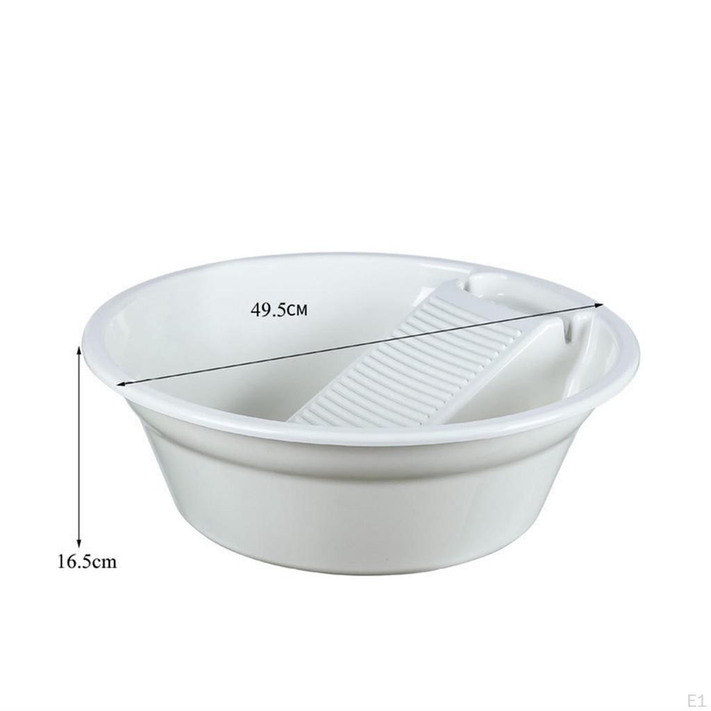 Washboard Basin Clothes Hand Wash Board Sturdy Convenient Lightweight Portable Laundry for