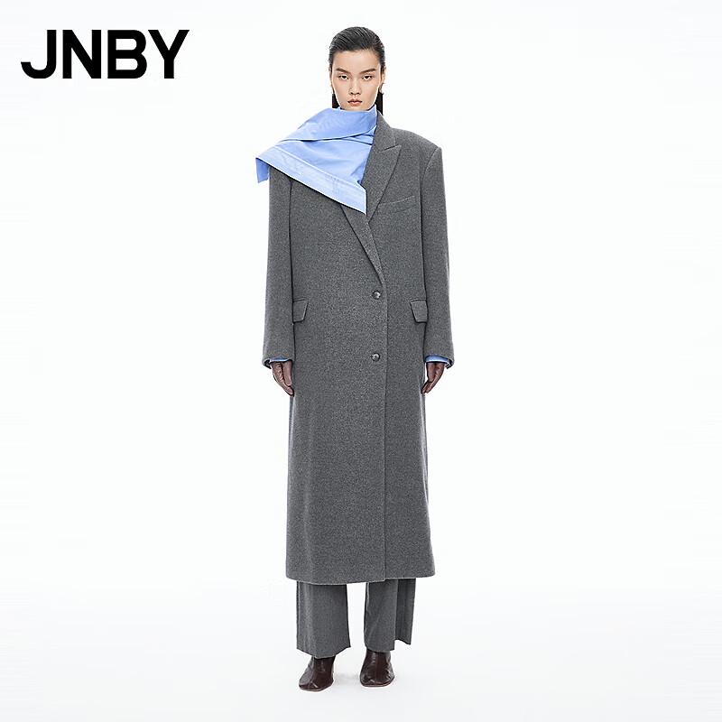 JNBY 2025 Winter Loose 100% Wool Coat