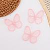 100pcs Dreamy Embroidery Lace Butterfly Appliques  Hair Clip Accessories