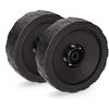Lot de 2 roues arrière - Koma Tools - 08759 - Couleur noire - Compatible avec divers modèles