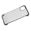 Capa de Celular de PC Rígido Galvanizado para Iphone 11 Meia Borda Transparente