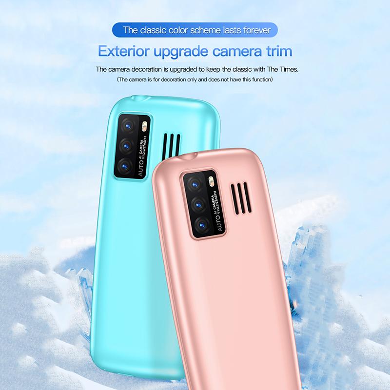 Nowy telefon C99 2G Mini z funkcjami, ekran 2,4 cala 240x320, Dual SIM Dual Standby, latarka, multimedia, Type-C, mały telefon komórkowy dla seniorów lub studentów