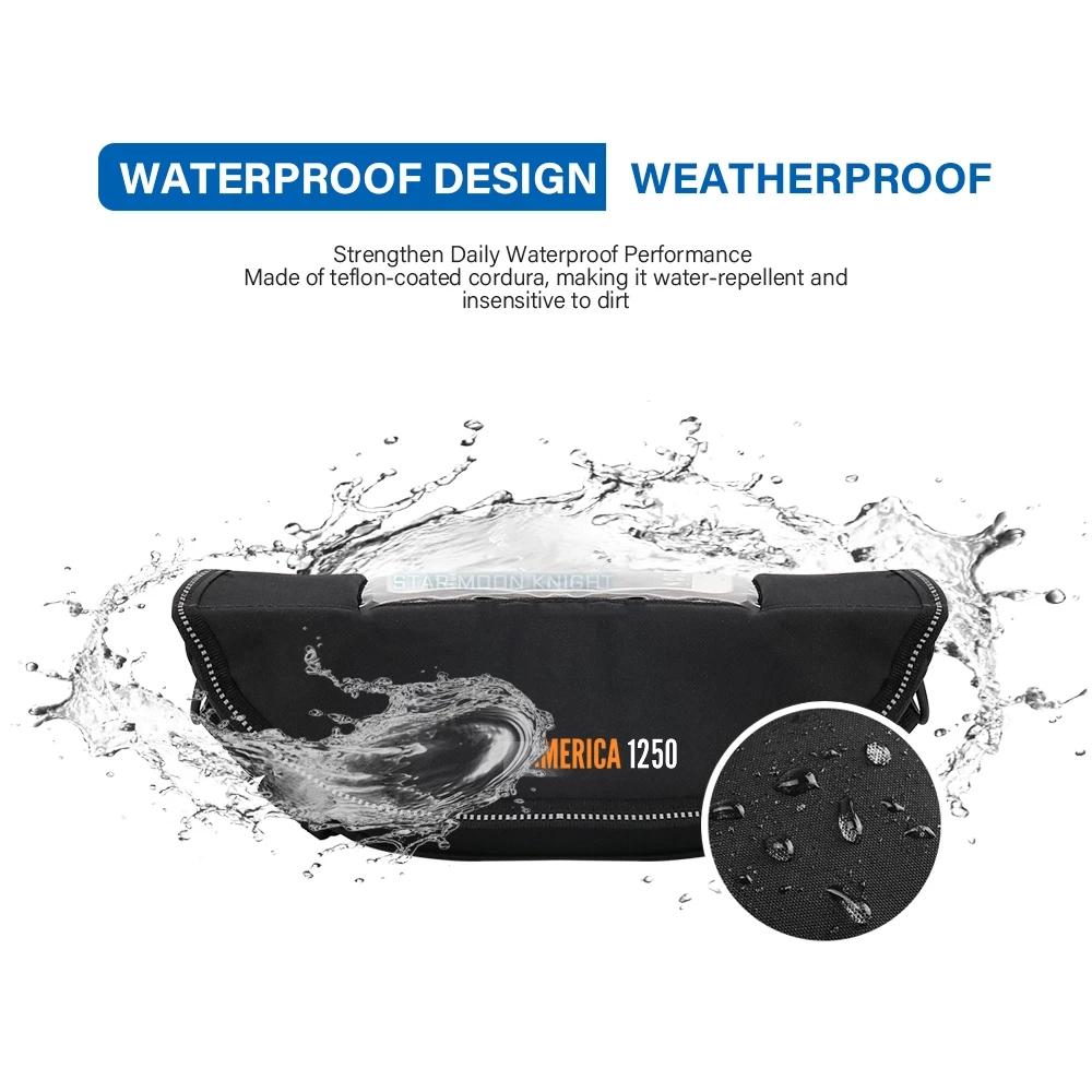 Waterproof Handlebar Bag For HARLEY PAN AMERICA 1250 S PA 1250S PA1250 2020 2021 Motorcycle Accessories Storage Travel Tool Bag