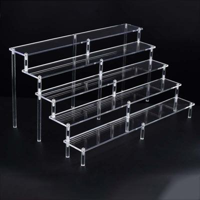 20-50cm Acrylic Risers Display Stand Perfume Organizer Display Shelf Cupcake Holder,Display Risers for Figures,Dessert,Cosmetics
