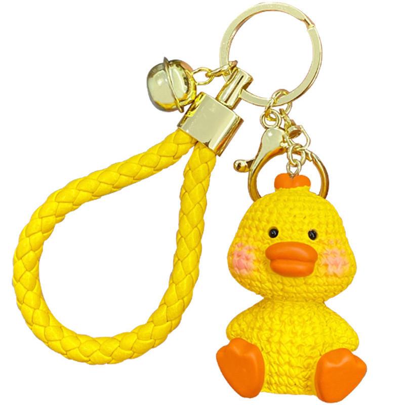Cartoon Resin Creative Animal Keychain Cute And Trendy Accessory Bag