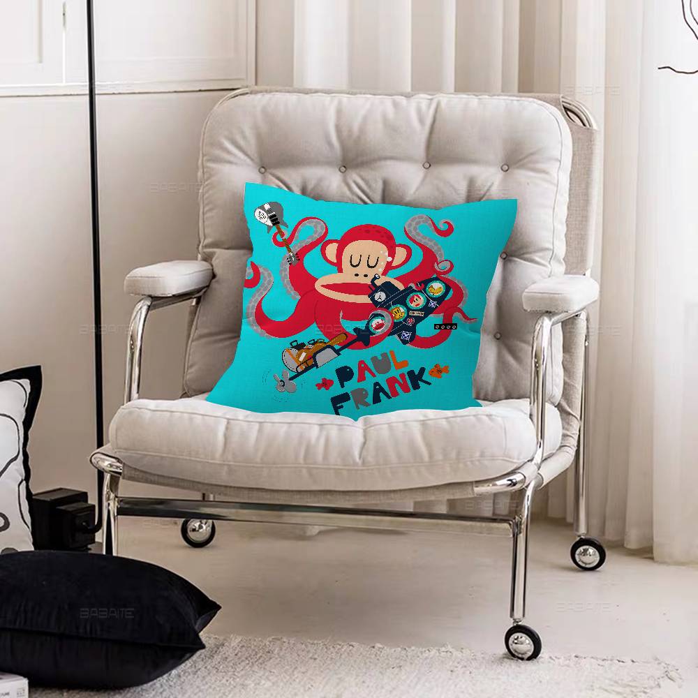 Logo P-Pauls F-Frank Pillowcase Toon Gift Cushion Cover Bedroom Home Sofa Chair Seat Decor Pillow Case