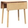 Dining Table Natural Solid Rubberwood