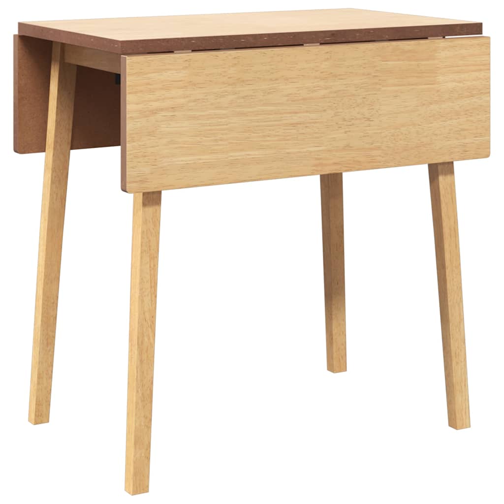 Dining Table Natural Solid Rubberwood