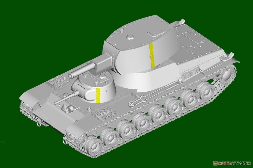 Trumpeter 1/35 scale Soviet T-100Z multi-turret heavy tank plastic model kit 09591, molded in color