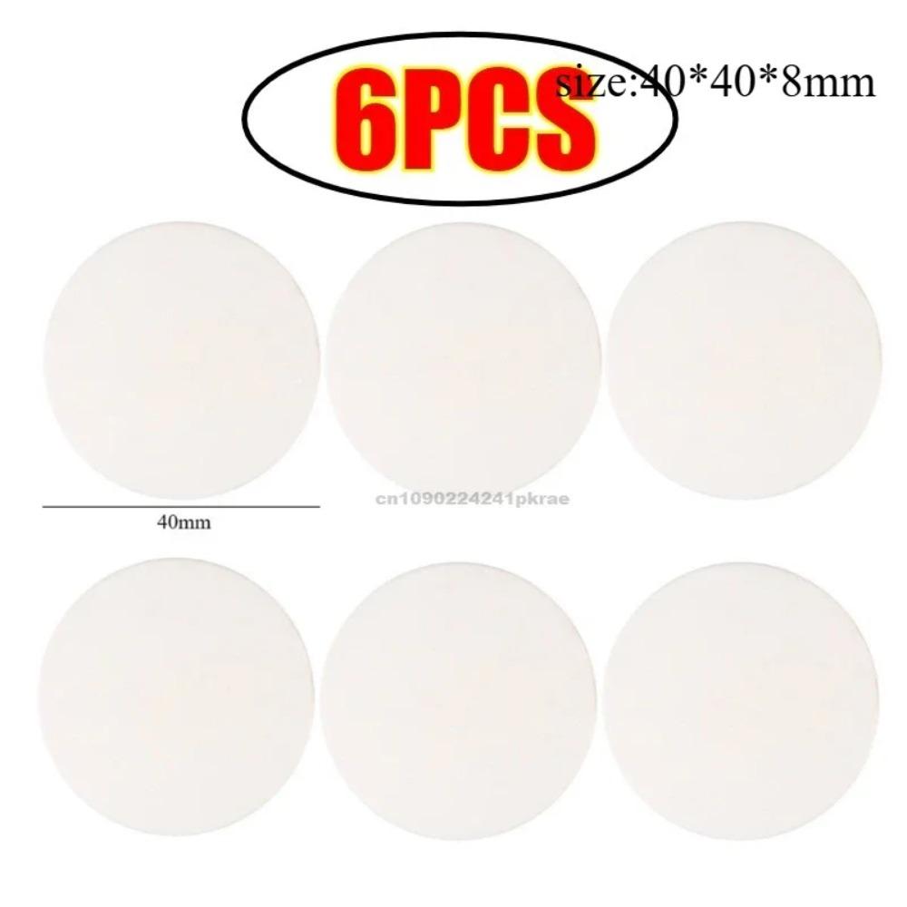 Round Transparent Soft Silicone Non-slip Door Stopper Muffler Wall Protector Self-adhesive Door Handles Bumper Protective Plug