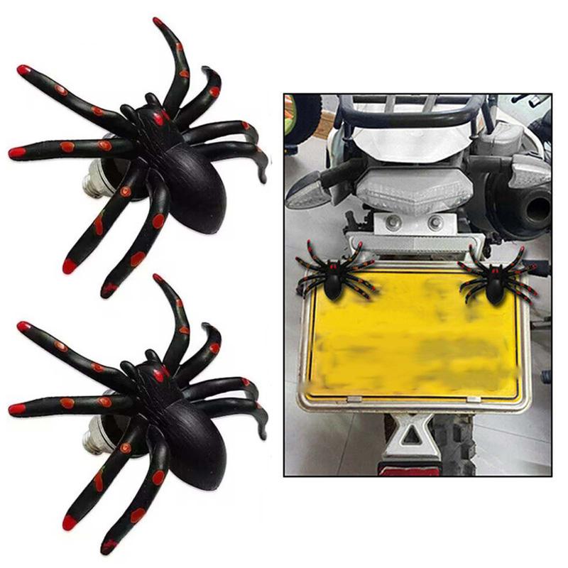 2 Stück 6MM Universal Motorrad Spider Zierleiste Kennzeichenhalter Schrauben Kappen Für die meisten Motorräder M6 Befestigungsschrauben Zubehör