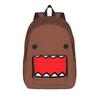 Zaino per Adolescenti Domo Kun Meme Resistente per Studenti Escursionismo Viaggio Zainetto Bambola Anime per Uomini Donne Borse in Tela per Laptop