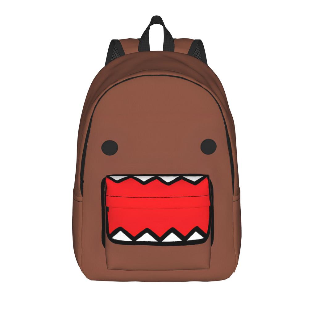 Zaino per Adolescenti Domo Kun Meme Resistente per Studenti Escursionismo Viaggio Zainetto Bambola Anime per Uomini Donne Borse in Tela per Laptop