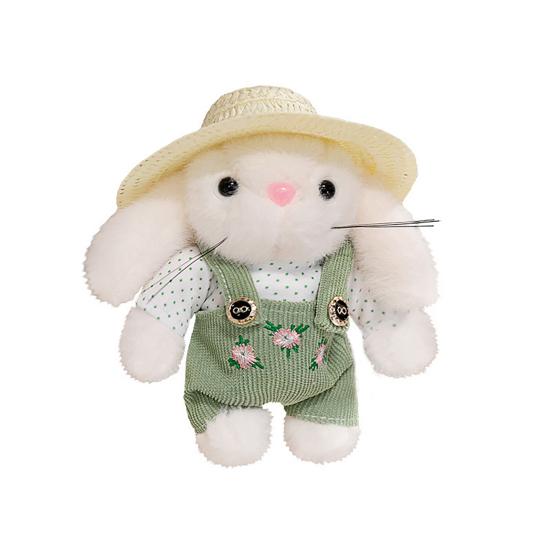 Bunny Plush Keychain 14cm Soft Stuffed Rabbit Pendant for Bags Keys Cute Spring Gift for Girl Women Collectors