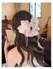 Polka Dot Bow Claw Clip: Elegant Women's Hair Accessory