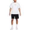 Nike T Shirts Men's White Crew Neck Moderate Straight Fit FZ7619-100