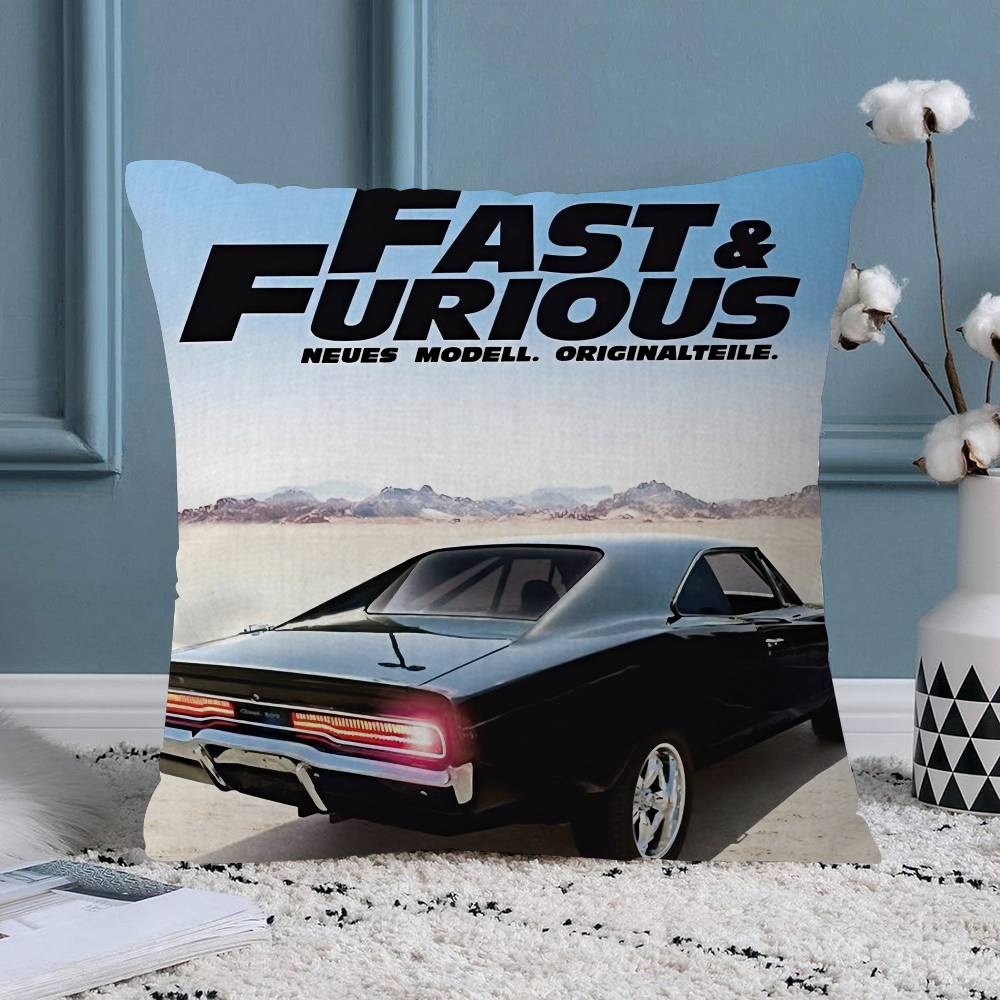 FFast and FFurious Pillowcase Toon Gift Cushion Cover Bedroom Home Sofa Chair Seat Decor Pillow Case