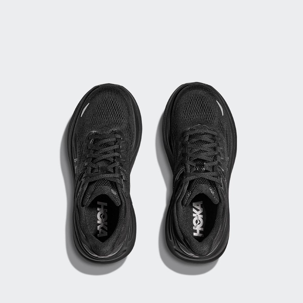 Hoka Bondi 9 Black - Wide 1162013-BBLC