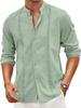 Men's Cuban Style Casual Button Summer Beach Vacation Shirt