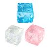 Jelly Cheese Stress Reliever Toy Soft Slow Rise Fidget for Anxiety Realistic Transparent Colorful Decompression Toy for Adults Kids