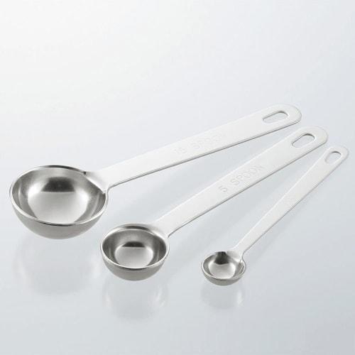 Nichi Nichi Tools Japanese-Made Measuring Spoon, 1cc, Stainless Steel, Simple Design