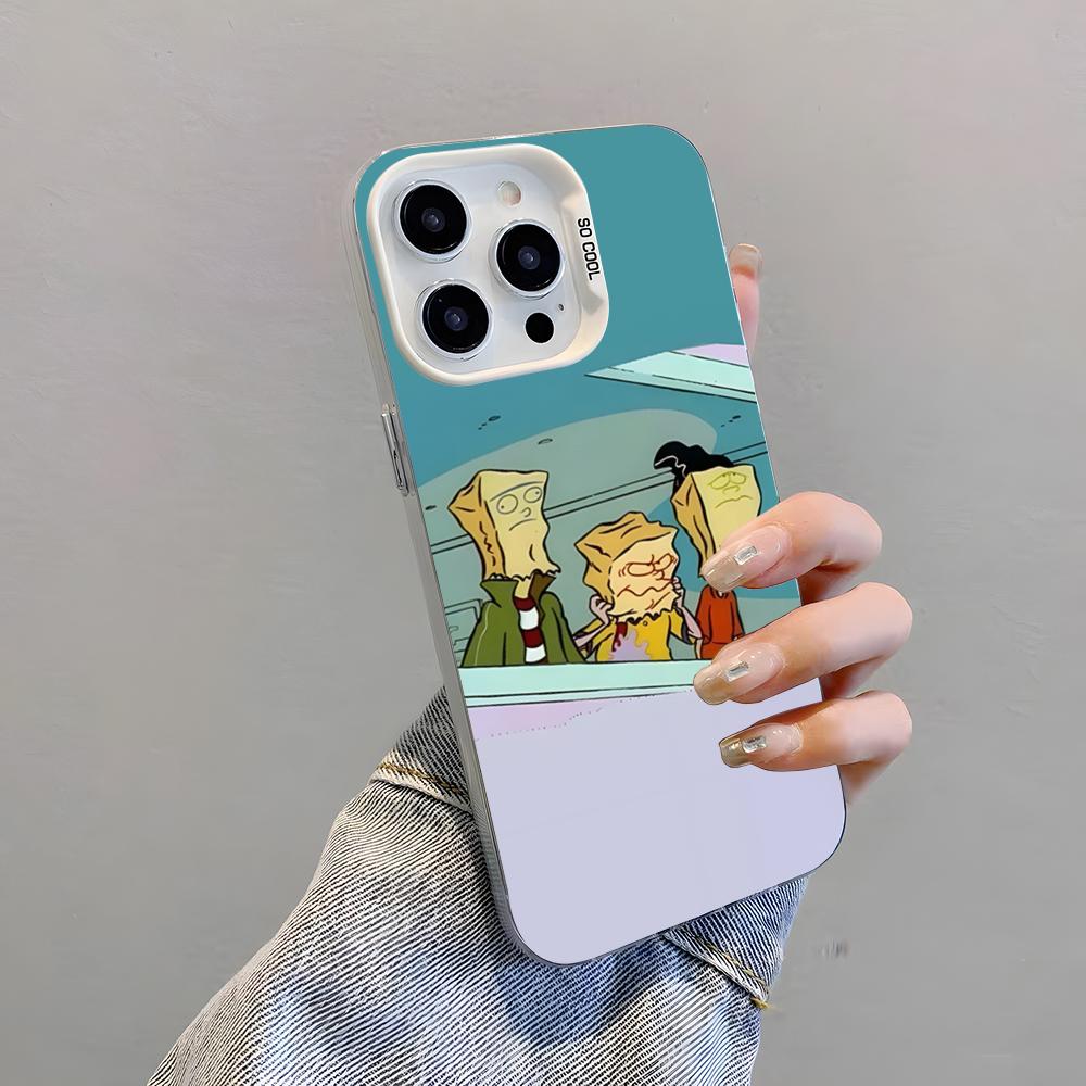 Cute Ed Edd N Eddy Phone Case For IPhone 17 Pro Max 15 Pro 16 14 Plus 12 13 Mini 11 Pro Shockproof Colorful Cover