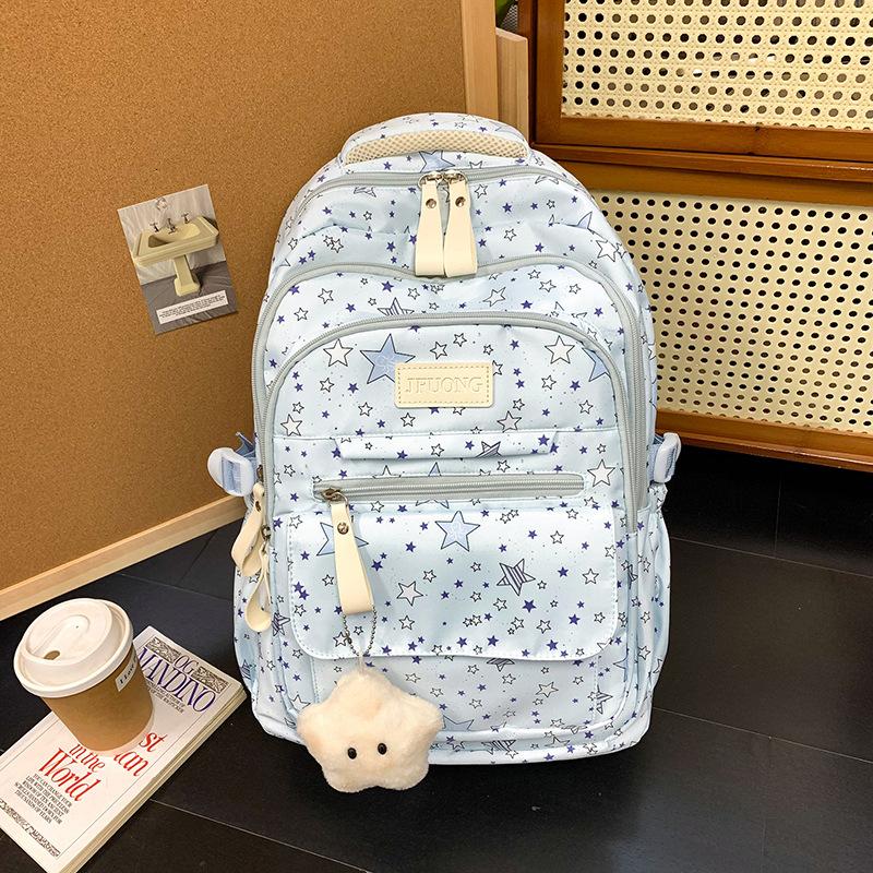 Schoolbag Junior High School Girl High School Student Backpack College Student Travel Commuter Backpack College Wind Lightweight Cute