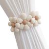 Decorative Elastic Curtain Tiebacks with Floral for Living Room or Office