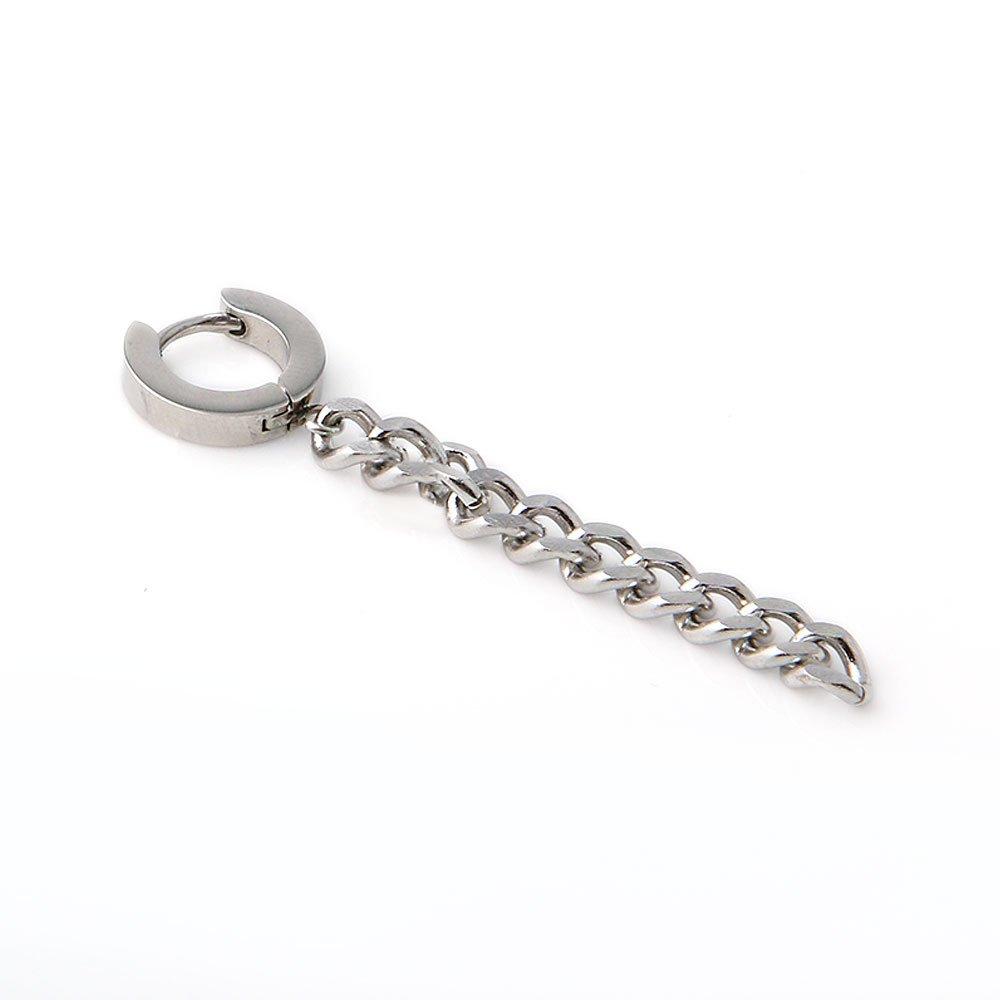 [1+1] Chirurgischer Piercing-Ring Kettenanhänger Einseitiger Verkauf